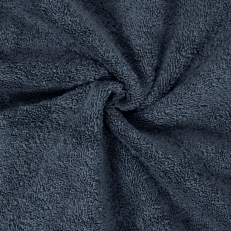 Plain Organic Cotton Bath Sheet, Blueberry