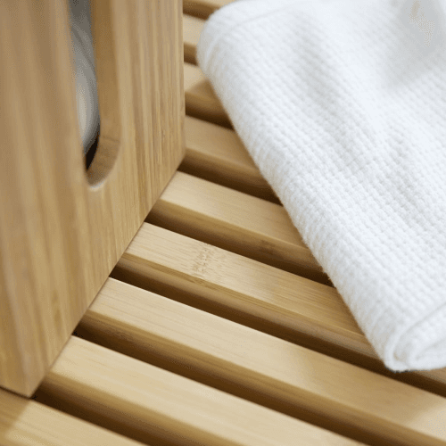 Image showing the Arena Slatted shower mat, Bamboo product.