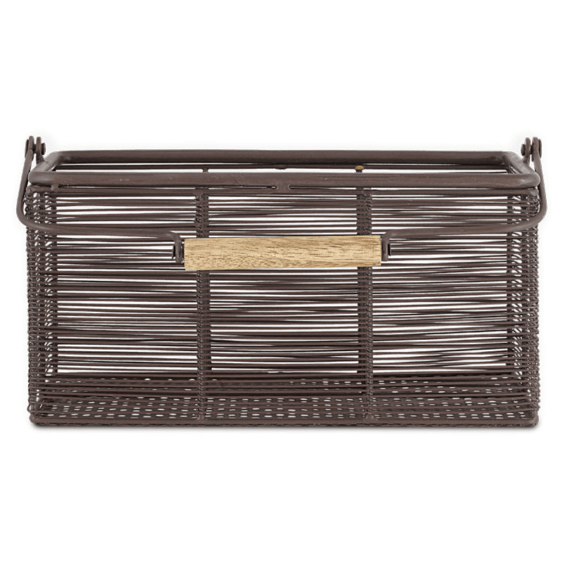 Inkollu Cutlery Holder, H16cm, Aged Brass