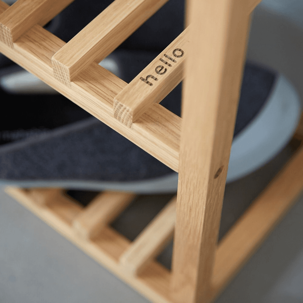 Hello Storage table, H74.4 x W81 x D28cm, Oak