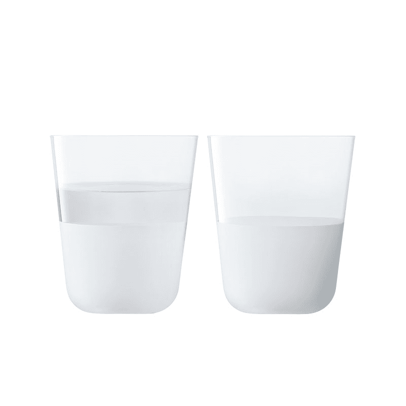 Arc Contrast Set of 2 Tumblers, 380ml, Mist
