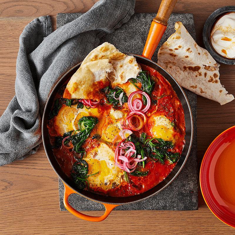Signature Cast Iron 24cm Frying Pan, Volcanic