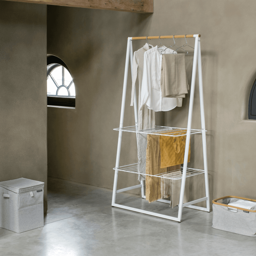 Foldable Laundry Basket, 40 Litre, Grey