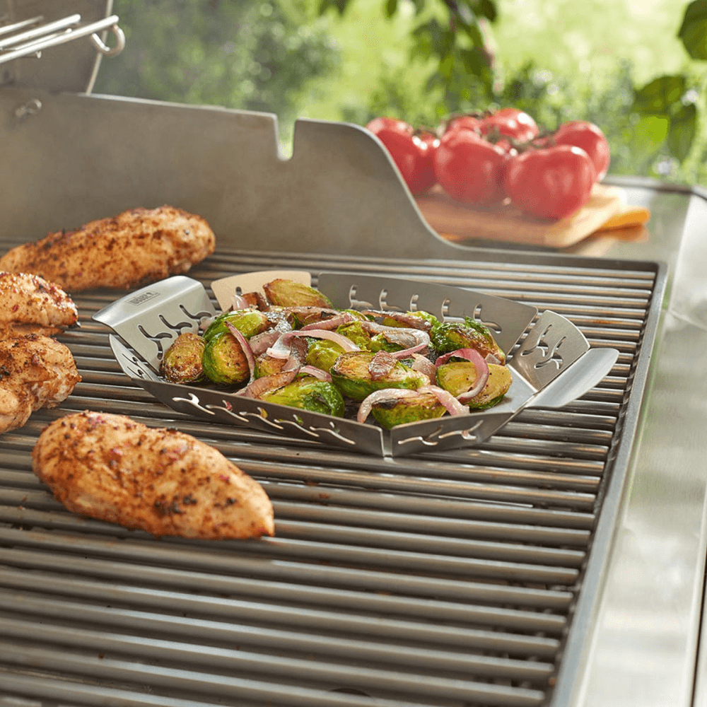 Grill basket, medium, Silver