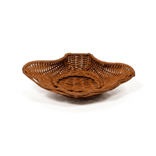 Image showing the Concha Rattan Dish, W20 x L30cm, Natural product.