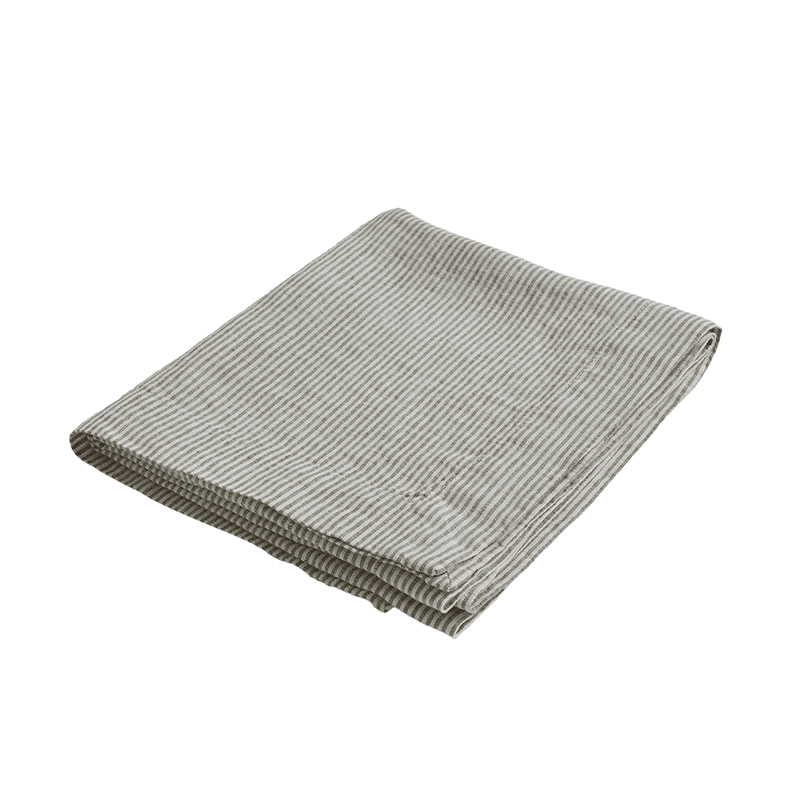 Sid Stripe Table Runner, 45 x 200cm, Olive