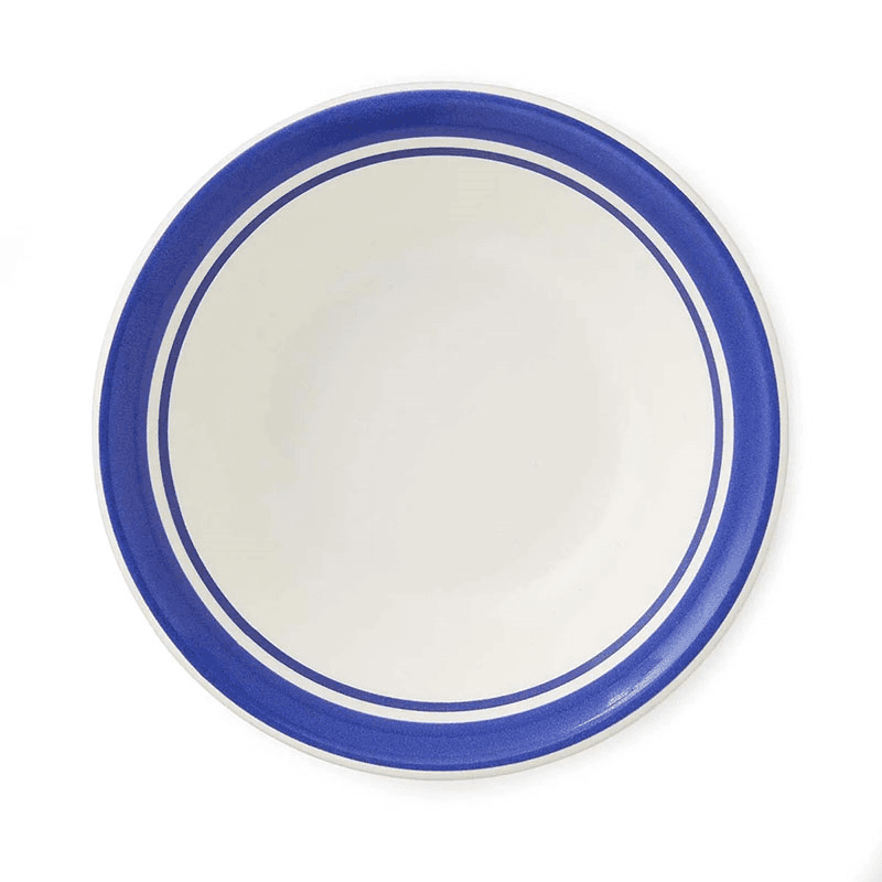 Potter's Stripe Set of 4 Bowls, D13cm, Blue