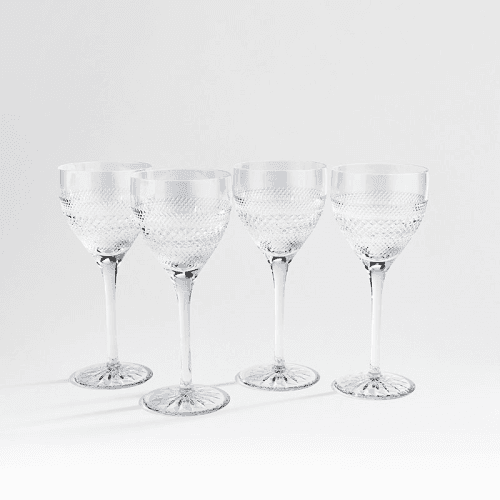 Image showing the Huxley Set of 4 Red Wine Glasses, 333ml, Clear product.