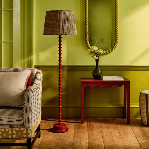 Image showing the Talasa Side Table, Red product.
