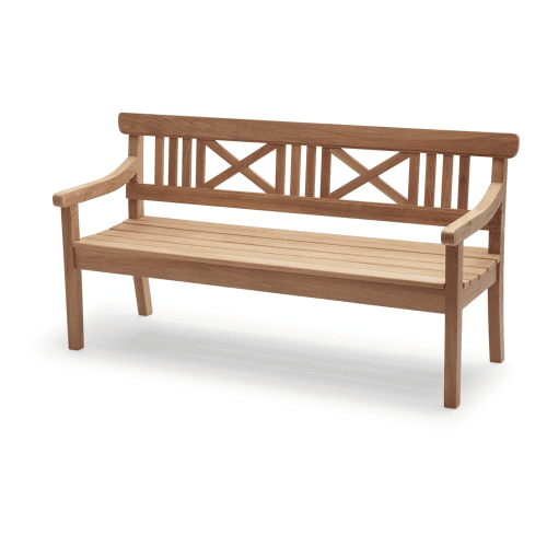 Image showing the Drachmann Bench, W129 x D58 x H86cm, Teak product.
