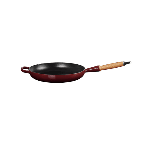 Image showing the Signature Cast Iron Frying Pan, 28cm, Garnet product.