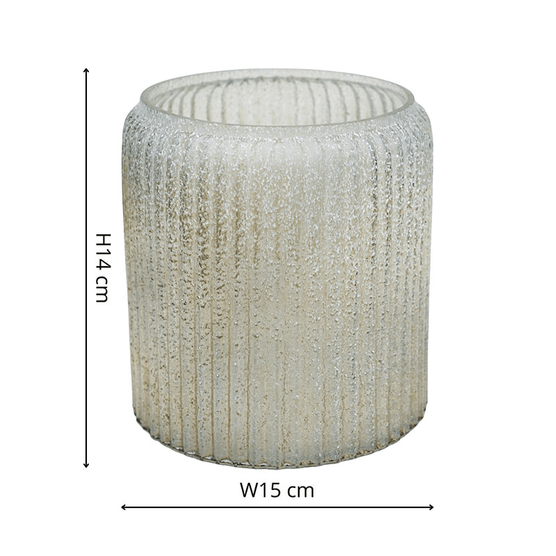 Verre Planter, D15cm, Gold
