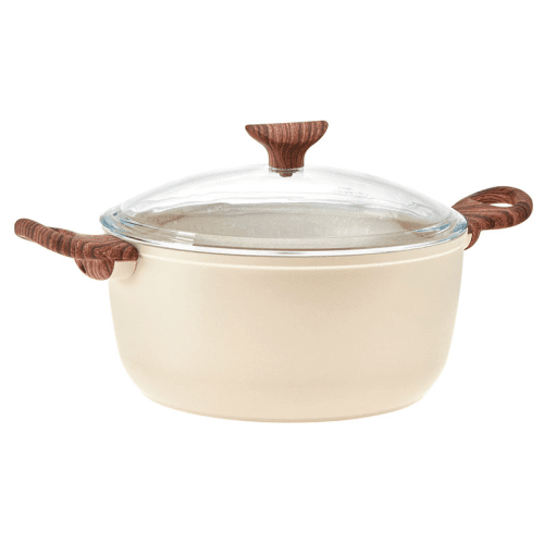 Image showing the Rock & Rose Saucepot, D24cm, Pink product.