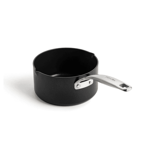 Image showing the Copenhagen Non-Stick Saucepan, 16, Black product.