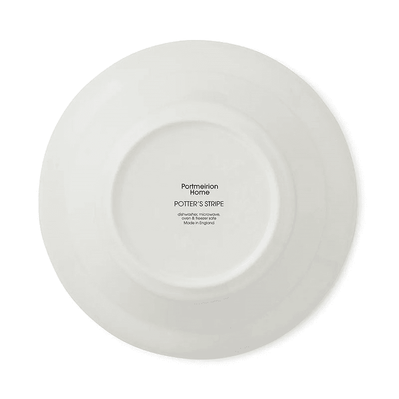 Potter's Stripe Set of 4 Oatmeal Bowls, D16.5cm, Blue