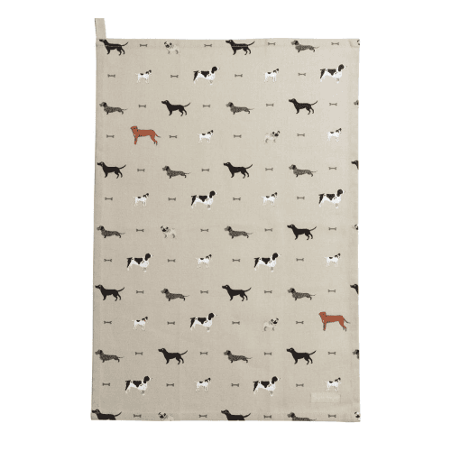Image showing the Tea Towel, "Woof" product.