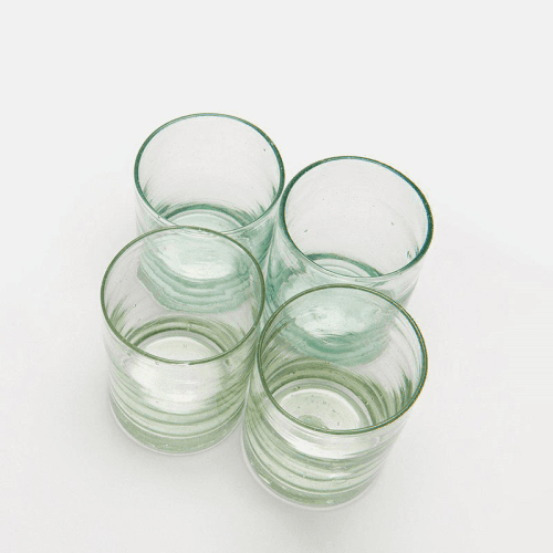 Image showing the Zomi Set of 4 Tumblers, H10.5cm, Clear product.