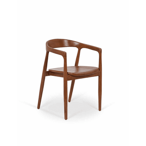 Image showing the Rowley Dining Chair, Mahogany product.