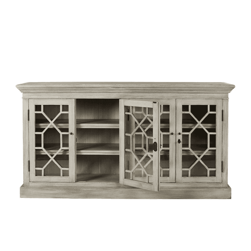 Drummond Sideboard, W180 x D42 x H96cm, Flannel Grey