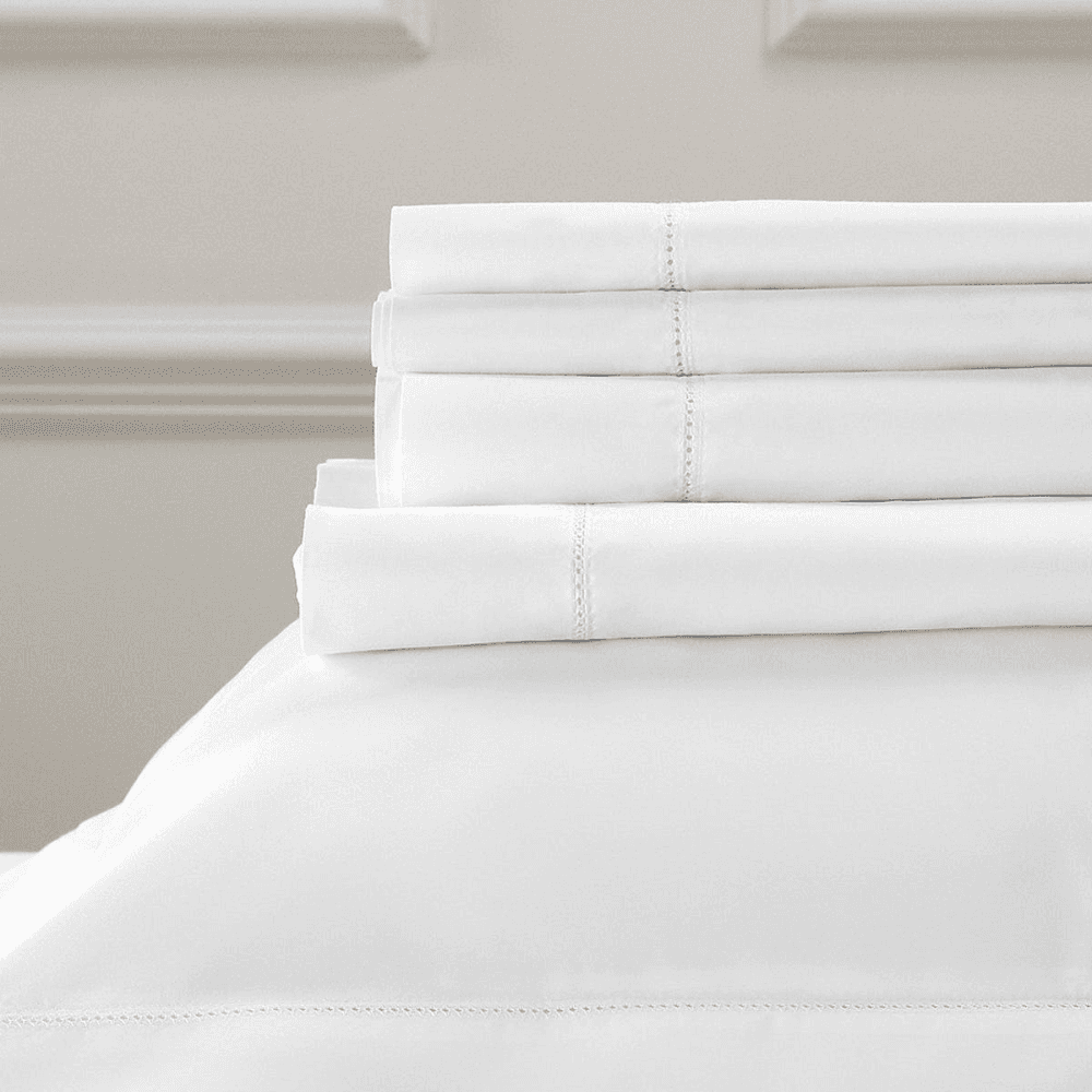 Pimlico - 720 Thread Count Egyptian Cotton King flat sheet, W275 x L275cm, White