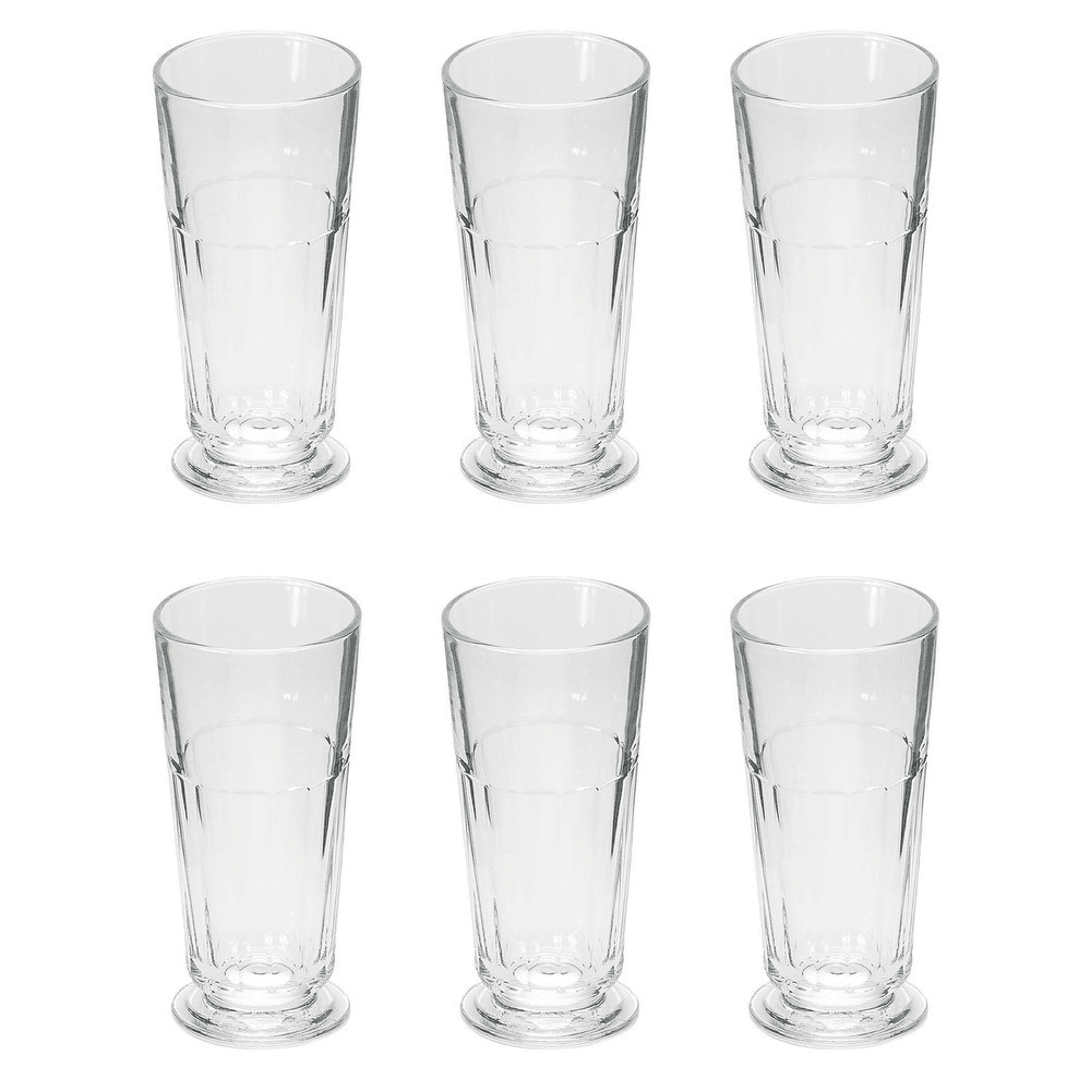 Perigord Set of 6 long drink tumblers, 380ml