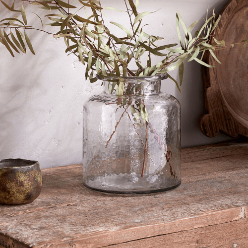 Image showing the Akra Vase, H20cm, Clear product.