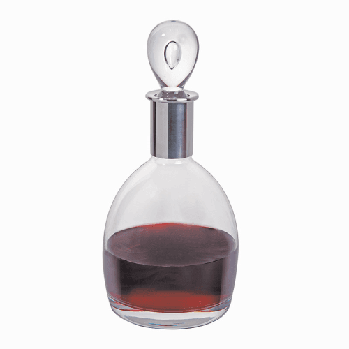 Image showing the Soren Short Decanter, 750ml, Clear product.