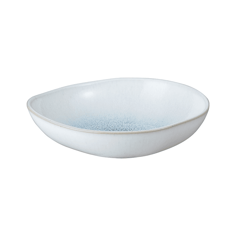 Kiln Blue Medium Organic Dish, L19 x W18cm