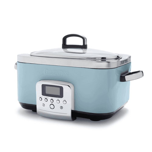 Image showing the Non-Stick Slow Cooker, 6L, Blue Haze product.