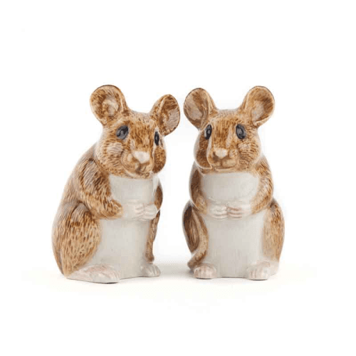 Image showing the Wood Mouse Salt and Pepper, 7cm product.