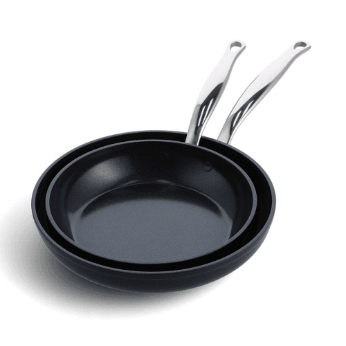 Image showing the Barcelona Pro Non-Stick  Frying Pan Set, 20, Black product.