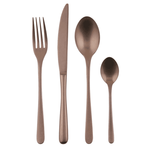 Image showing the Taste 24 Piece Cutlery Set, Vintage Copper product.