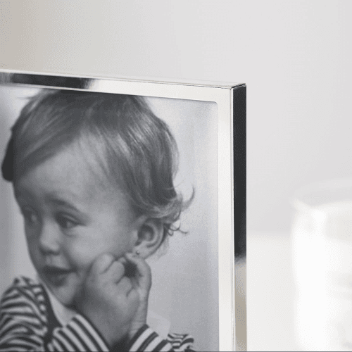 Image showing the Fine Silver Hinged photograph frame, 4 x 6", Silver Plate product.