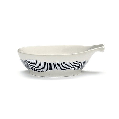 Ottolenghi Set of 4 large tapas dishes, D11, White And Blue