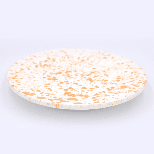 Image showing the Splatter Dinner Plate, D24cm, Burnt Orange product.