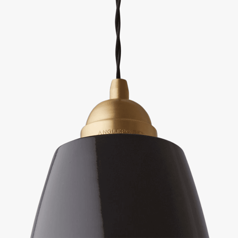 Original 1227 Brass Maxi Pendant, Jet Black