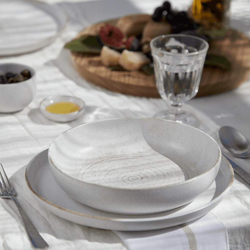 Vermont Set of 6 Soup/Pasta Bowls, D22cm, Cream