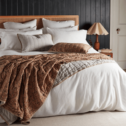 Image showing the Ellie Throw, King/Super King, Nude product.
