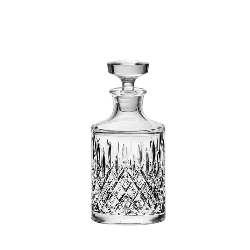 London Single Malt Round Spirit Decanter, 500ml, Clear