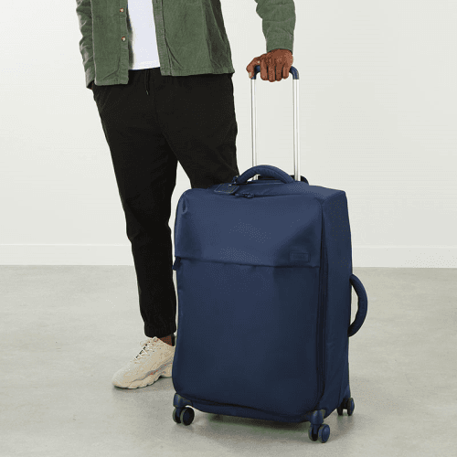 Image showing the Plume Suitcase, H63 x L45 x W25cm, Navy product.