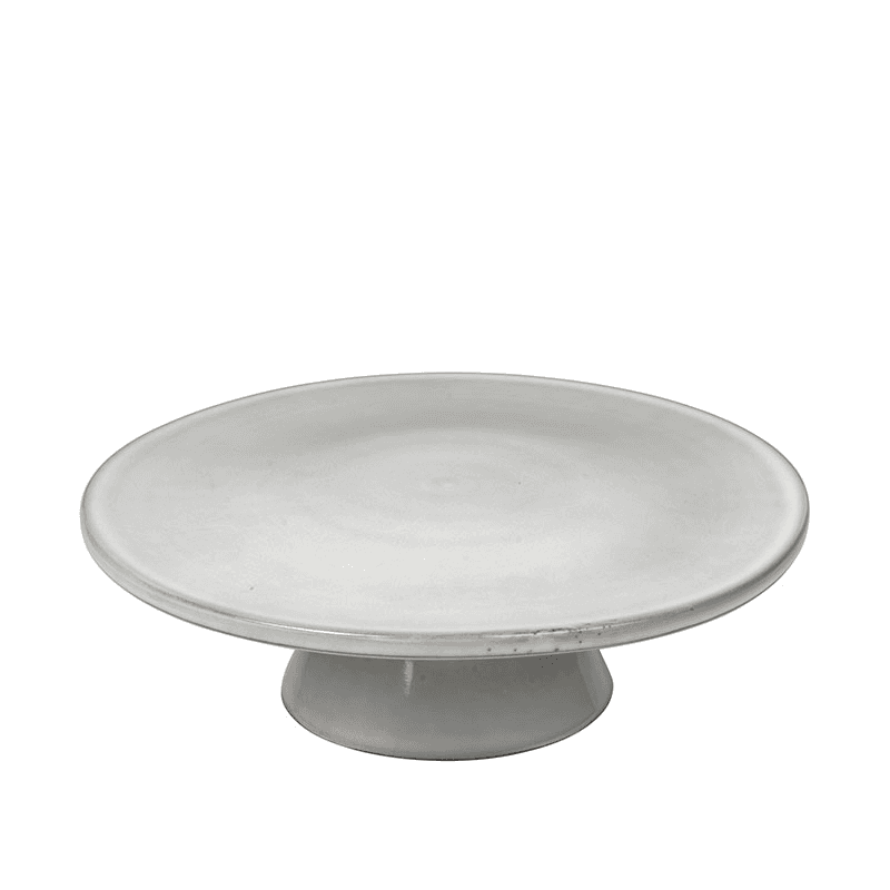 Nordic Sand Cake Plate, D30cm, Natural