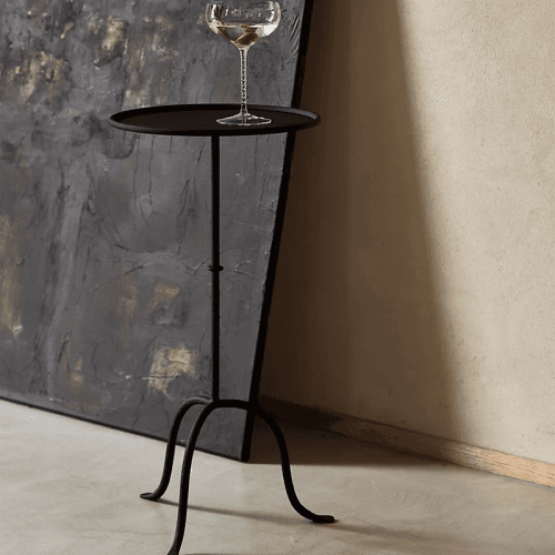 Image showing the Marton Side Table, H62cm, Black product.