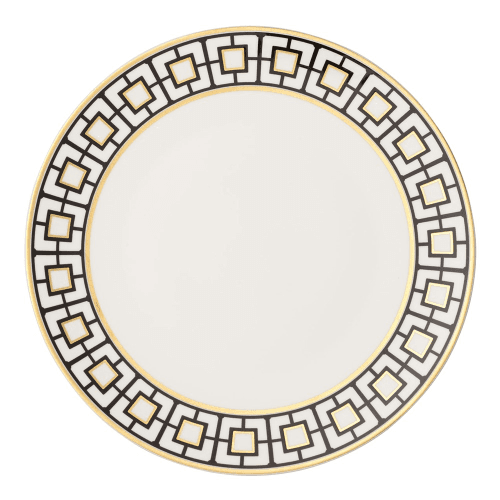 Image showing the MetroChic Dinner Plate, D27cm, gold/multi product.