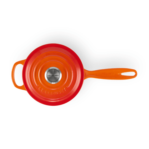Image showing the Signature Cast Iron Saucepan, 16cm, Volcanic product.