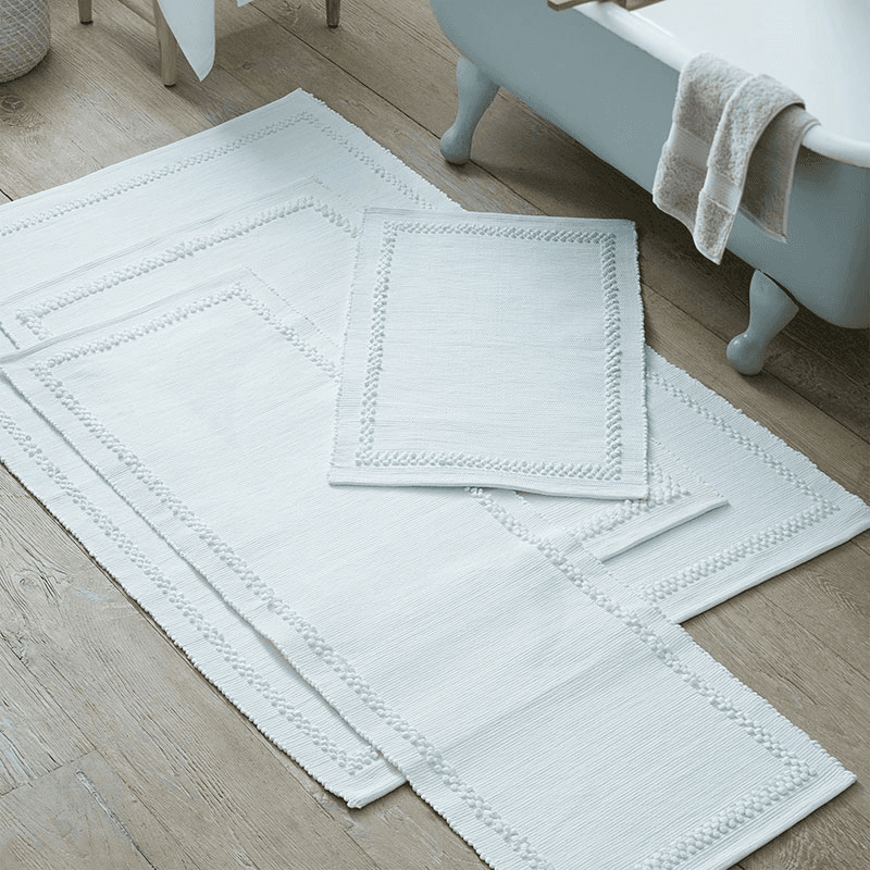 Armande Bath Mat, 80 x 50cm, White