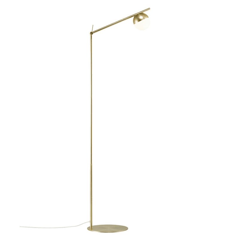 Contina Floor Lamp, H139.5cm, Brass