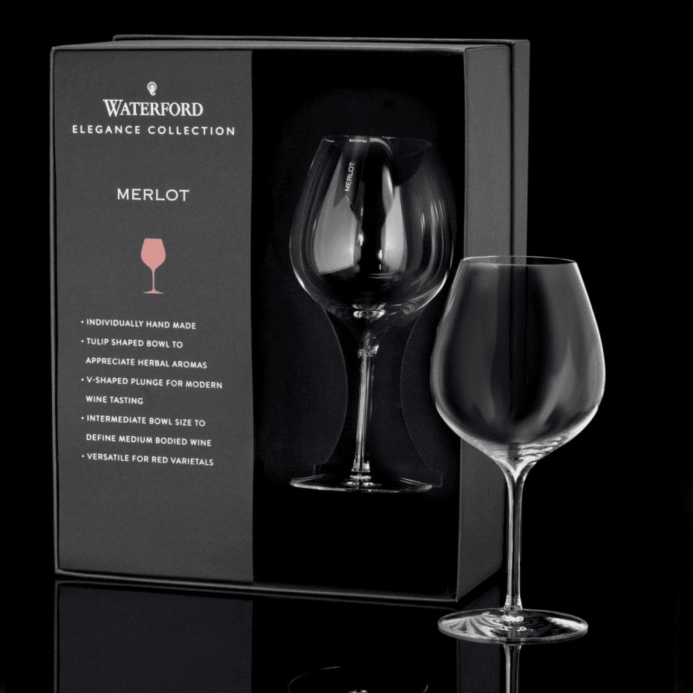 Elegance Collection Pair of merlot glasses