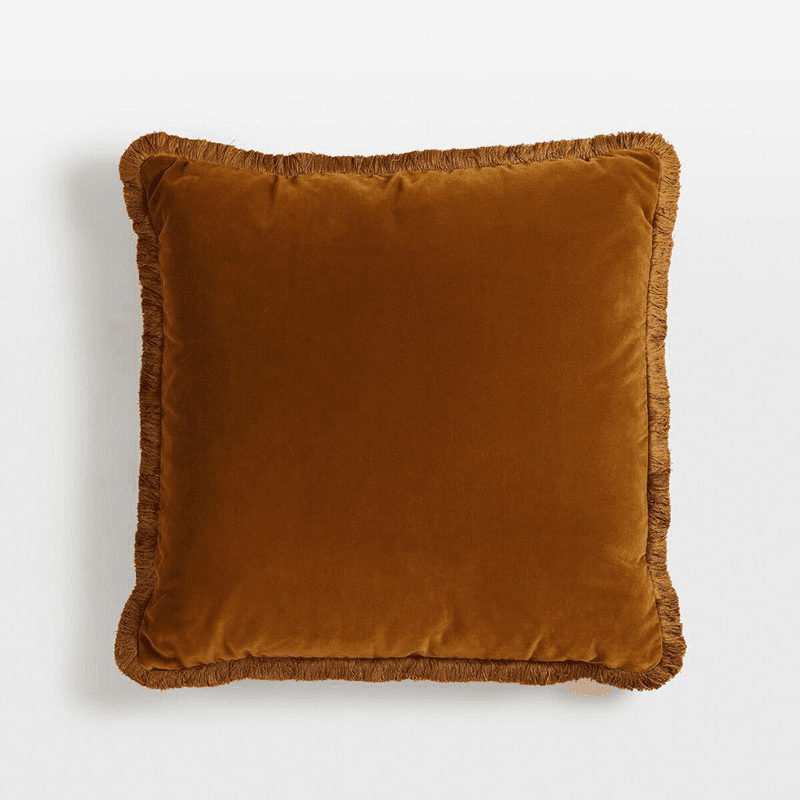 Margeaux Cushion, 67 x 65cm, Mustard