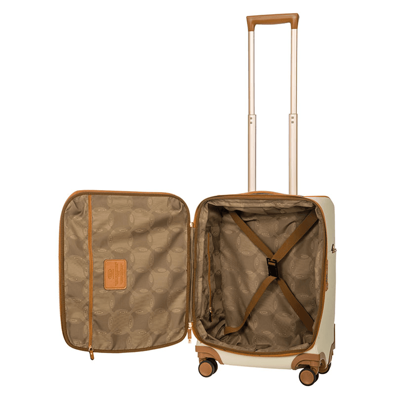 Firenze Carry-on Suitcase, H55 x L40 x W23cm, Cream