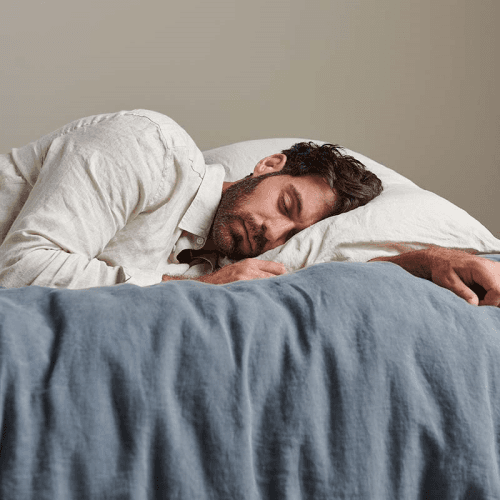 Image showing the Linen King Size Duvet Cover, Ink product.